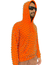 Load image into Gallery viewer, Studmuffin NYC Fully Loaded Spike Hoodie