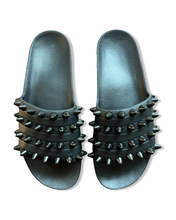 Load image into Gallery viewer, Studmuffin NYC Adidas Spike Slides