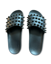 Load image into Gallery viewer, Studmuffin NYC Adidas Spike Slides