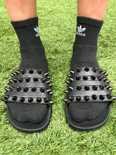 Load image into Gallery viewer, Studmuffin NYC Adidas Spike Slides