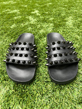 Load image into Gallery viewer, Studmuffin NYC Adidas Spike Slides