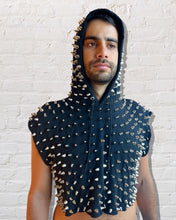 Load image into Gallery viewer, Studmuffin NYC Spike Crop Top Hoodie - More Colors
