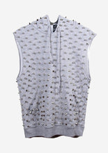 Load image into Gallery viewer, Studmuffin NYC Sleeveless Spike Hoodie - More Colors