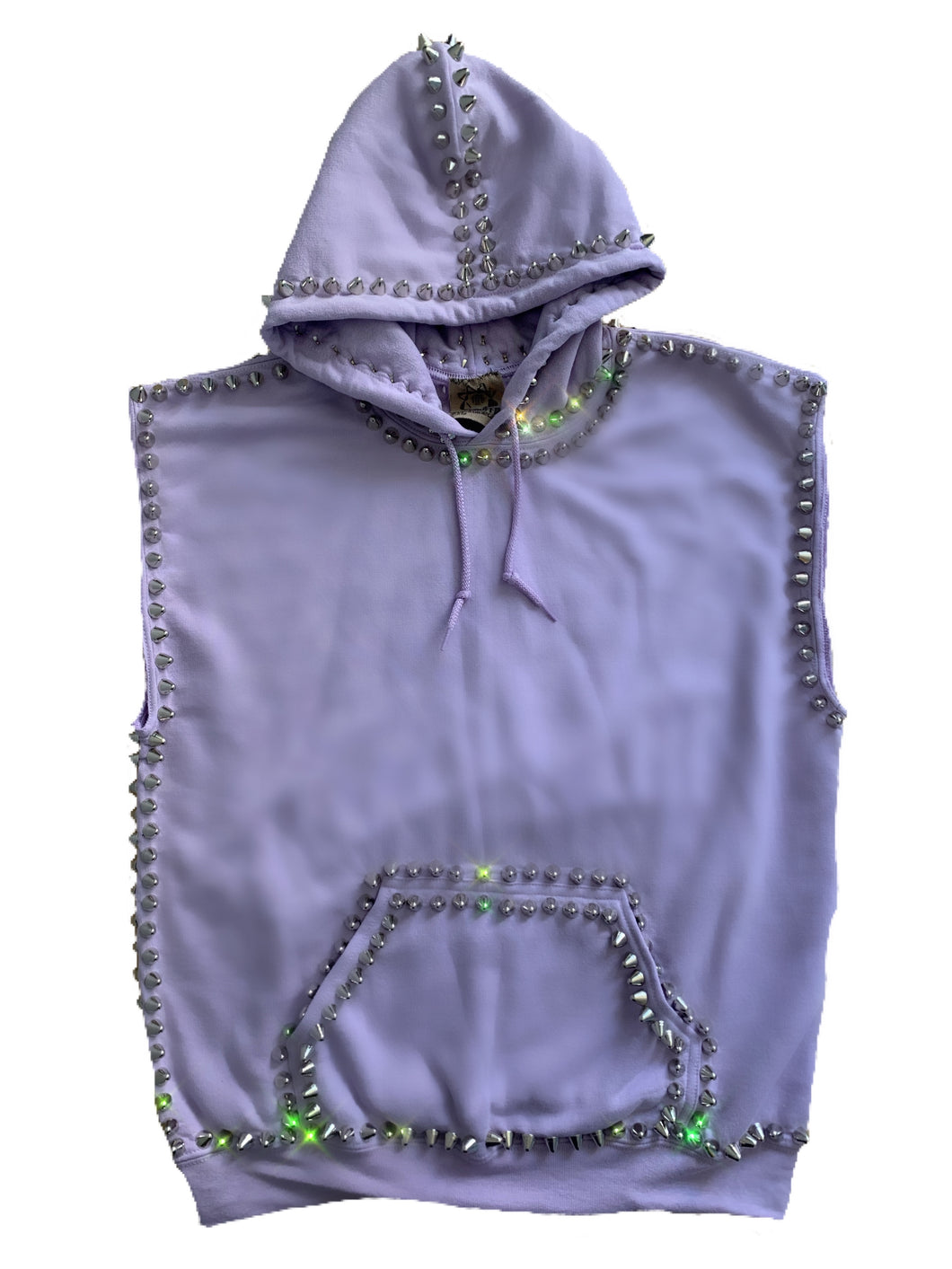 Studmuffin NYC Sleeveless Spike Hoodie 2.0 Pullover - More Colors