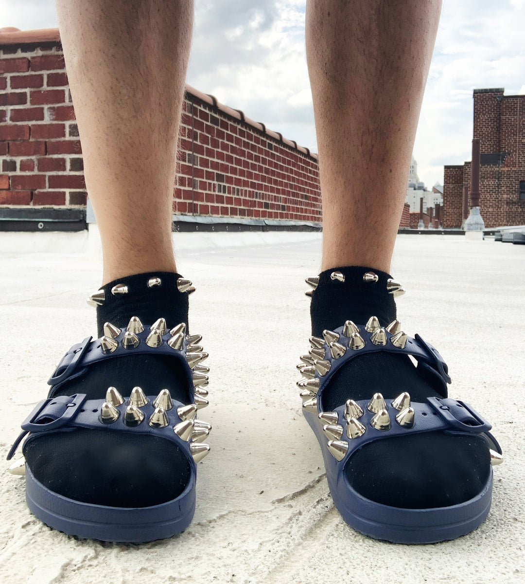 Studmuffin NYC Spike Pillow Slides
