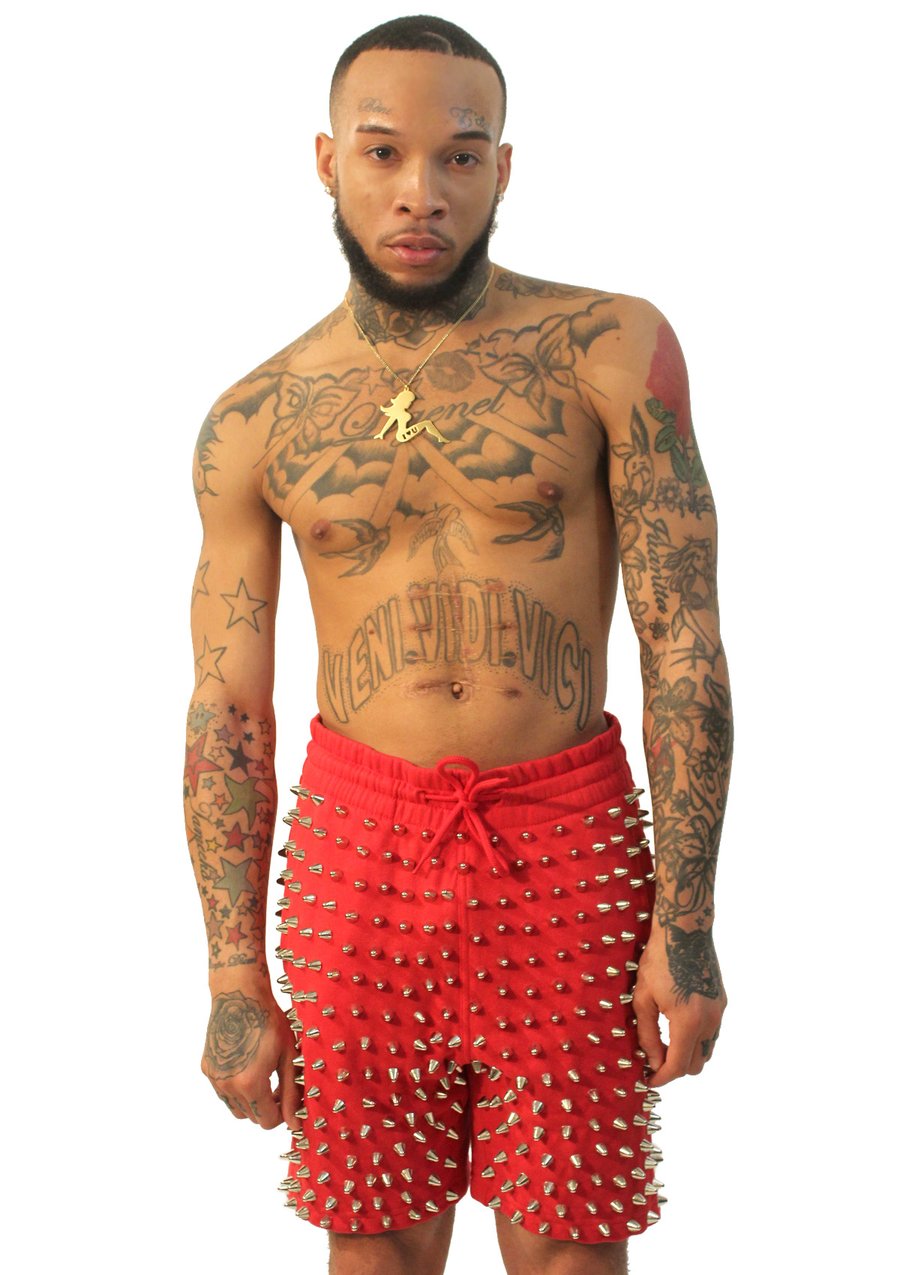 Studmuffin NYC Spike Sweat Shorts - More Colors