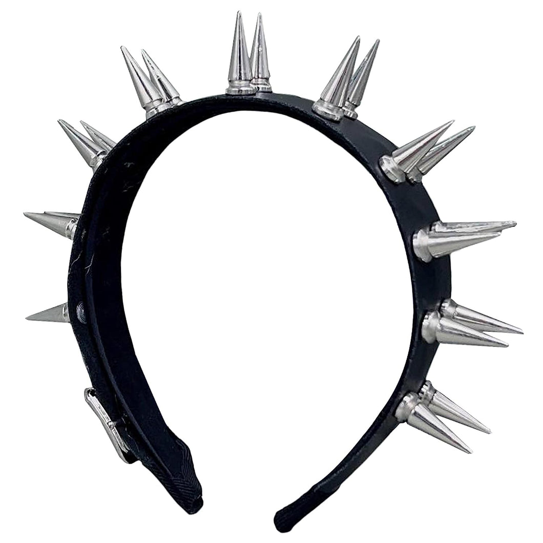 Double Spike Belted Headband