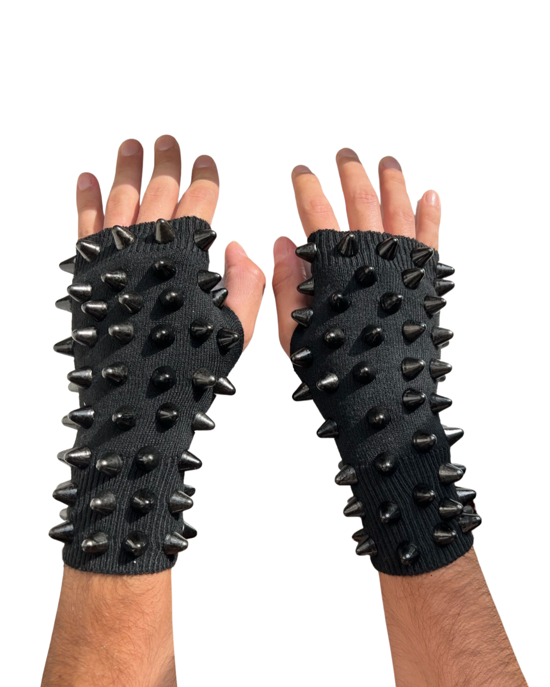 handschuhe spikes Studmuffin NYC Spike Fingerless Glove