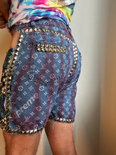 Load image into Gallery viewer, Studmuffin NYC Grafitti Cut Out Shorts
