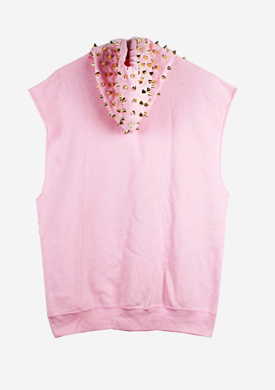 Studmuffin NYC Sleeveless Spike Hoodie - More Colors