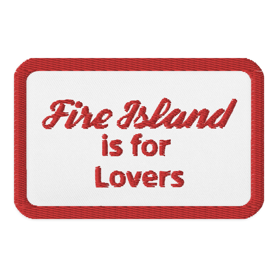 'Fire Island is for Lovers' Patch