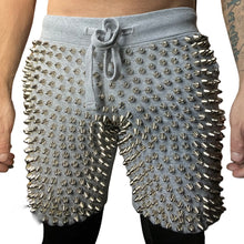 Load image into Gallery viewer, Studmuffin NYC Fully Loaded Spike Sweat Shorts (S/M)
