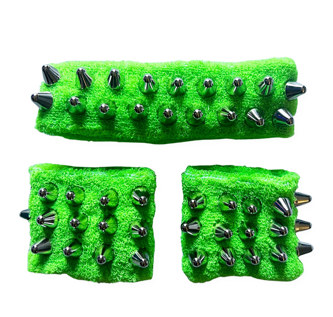 Studmuffin NYC Spike Sweatband Set - more colors