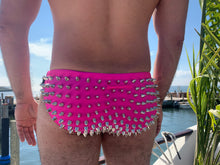 Load image into Gallery viewer, Studmuffin NYC x Hercules New York Spike Speedo -Barbz Pink
