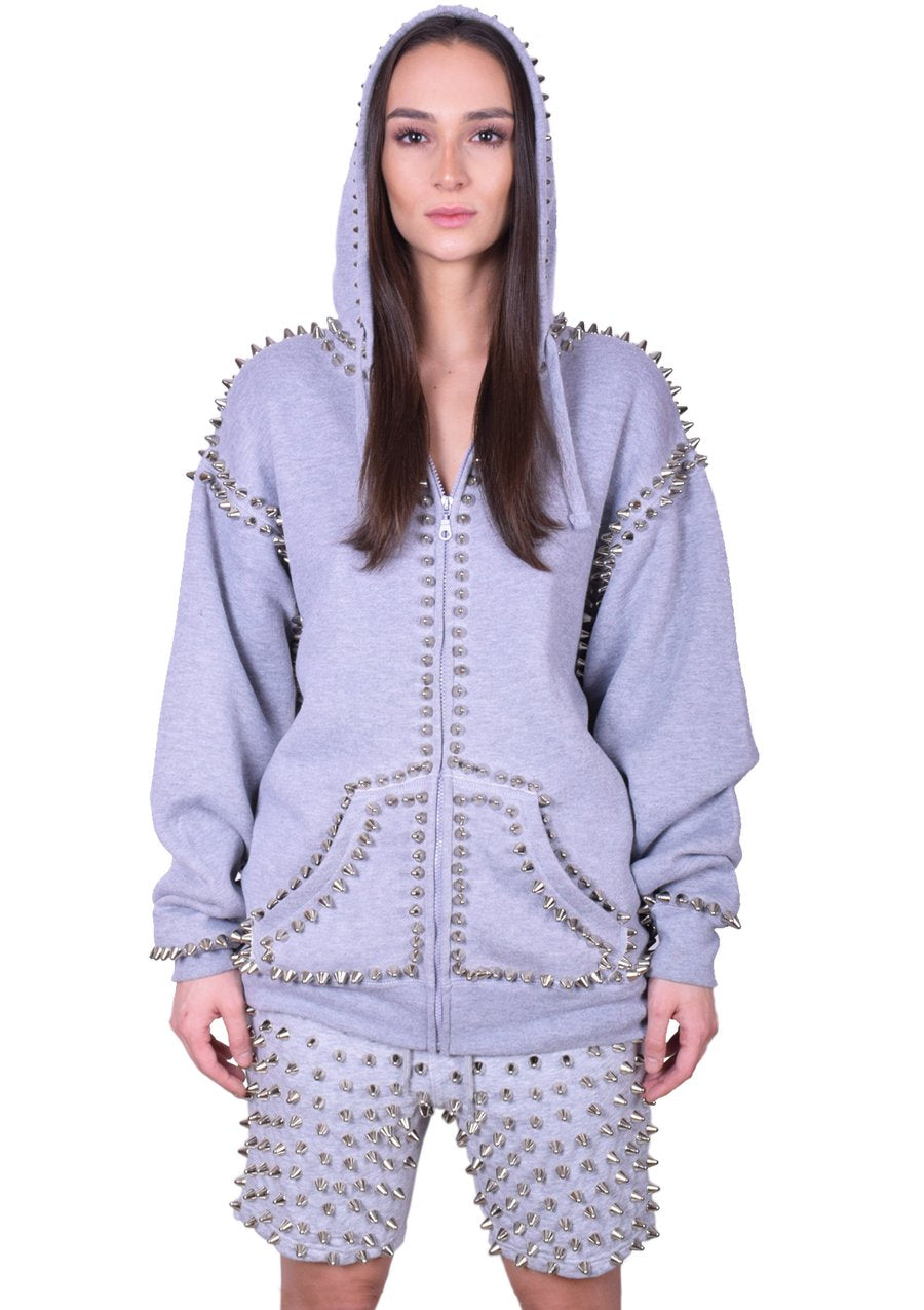 Studmuffin NYC Spike Hoodie 2.0 Zip Up- More Colors