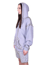 Load image into Gallery viewer, Studmuffin NYC Spike Hoodie 2.0 Zip Up- More Colors
