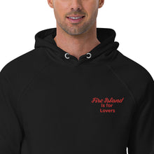 Load image into Gallery viewer, Fire Island is for Lovers Embroidered Hoodie
