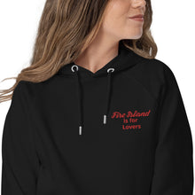 Load image into Gallery viewer, Fire Island is for Lovers Embroidered Hoodie
