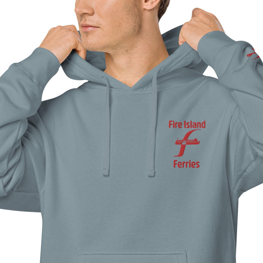 Fire Island Ferries Embroidered Hoodie